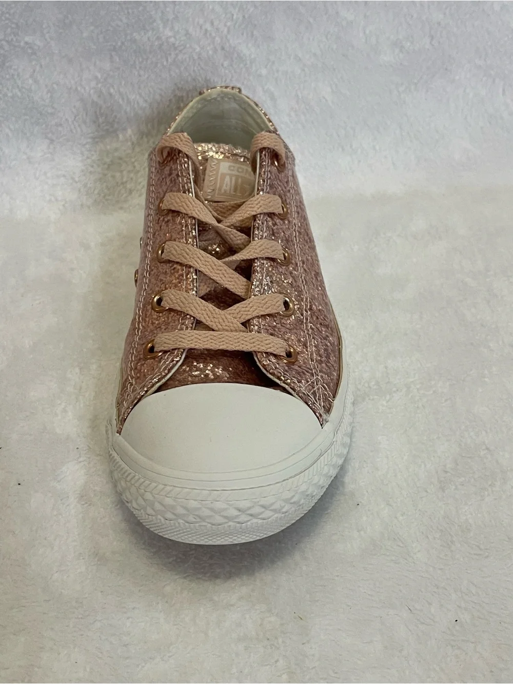 Converse All Star Chuck Taylor Girls Pink Glitter Shoes